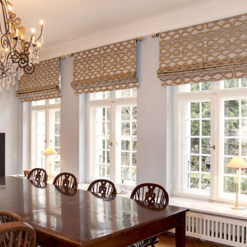 Faltrollos an Stilstangen