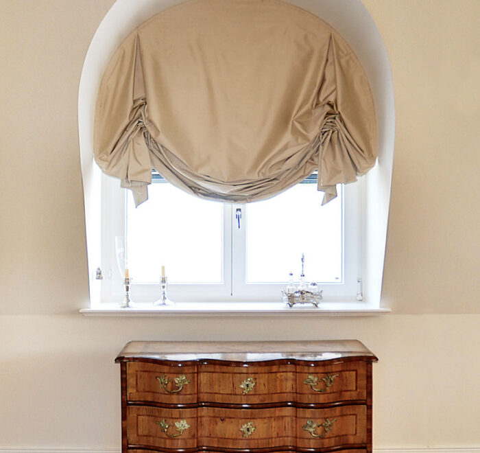 Roma Raffrollo Rundbogenfenster