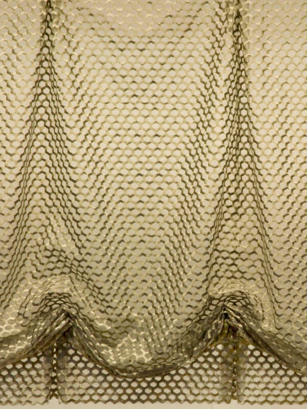 Mailänder Rafffrollo goldene Waben