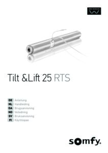Anleitung Batteriemotor Somfy Tilt&Lift