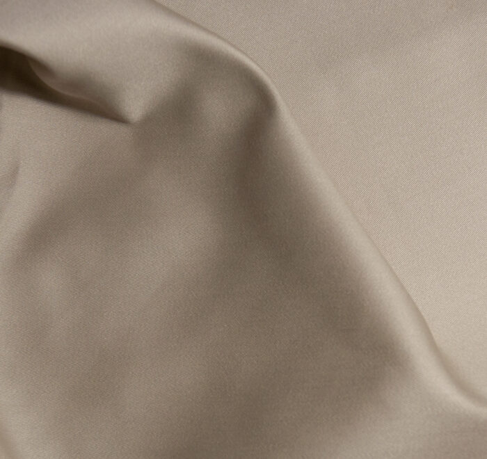 Futtersatin Fiorella 804 beige-grau 300cm Warenbreite/Warenhöhe 50% BW 50% PL