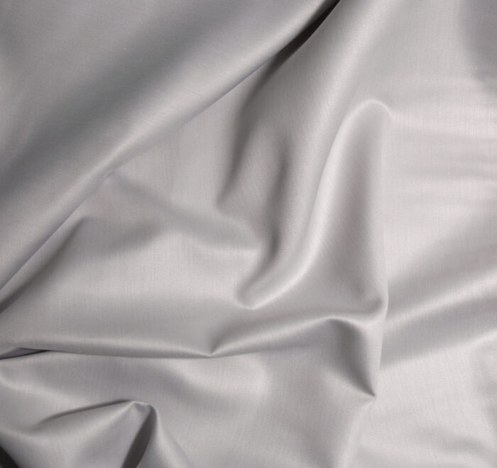 Futtersatin Fiorella 805 lichtgrau 300cm Warenbreite/Warenhöhe 50% BW 50% PL