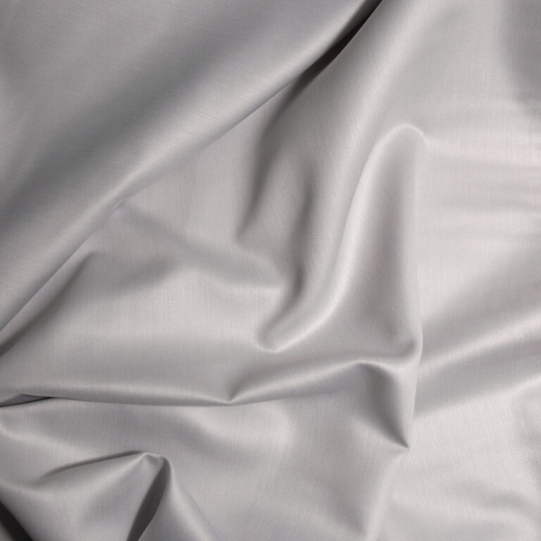 Futtersatin Fiorella 805 lichtgrau 300cm Warenbreite/Warenhöhe 50% BW 50% PL