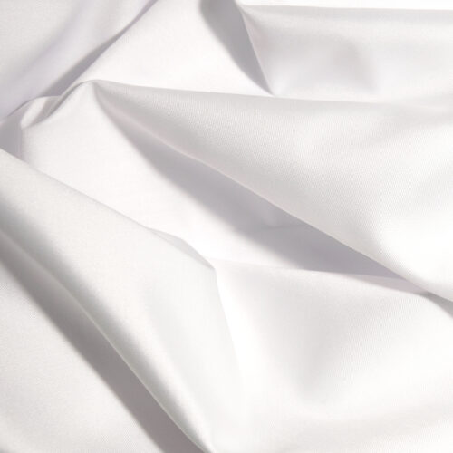 Futtersatin Fiorella 808 weiß 300cm Warenbreite/Warenhöhe 50% BW 50% PL