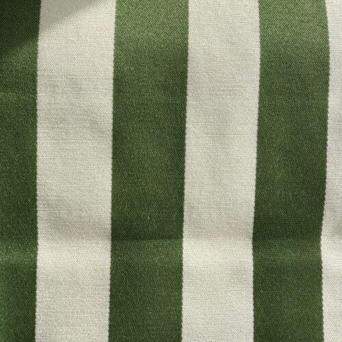 Dannenberg Blockstreifen 45 grün/ecru 50% Polyester 50% Polyacryl 140cm Warenbreite