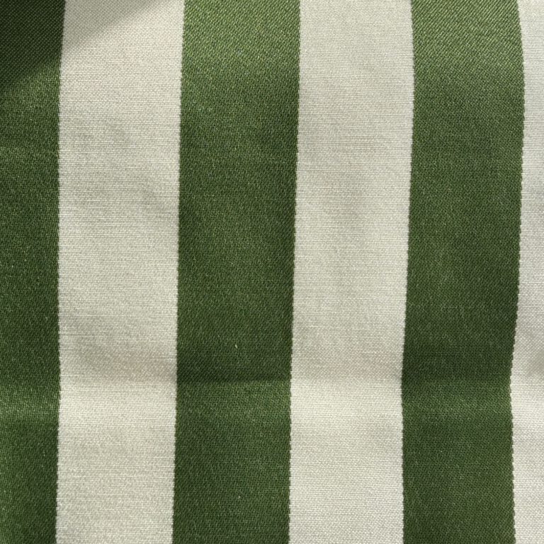 Dannenberg Blockstreifen 45 grün/ecru 50% Polyester 50% Polyacryl 140cm Warenbreite