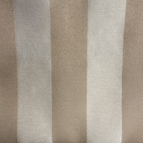 Dannenberg Blockstreifen 55 sand/ecru 50% Polyester 50% Polyacryl 140cm Warenbreite
